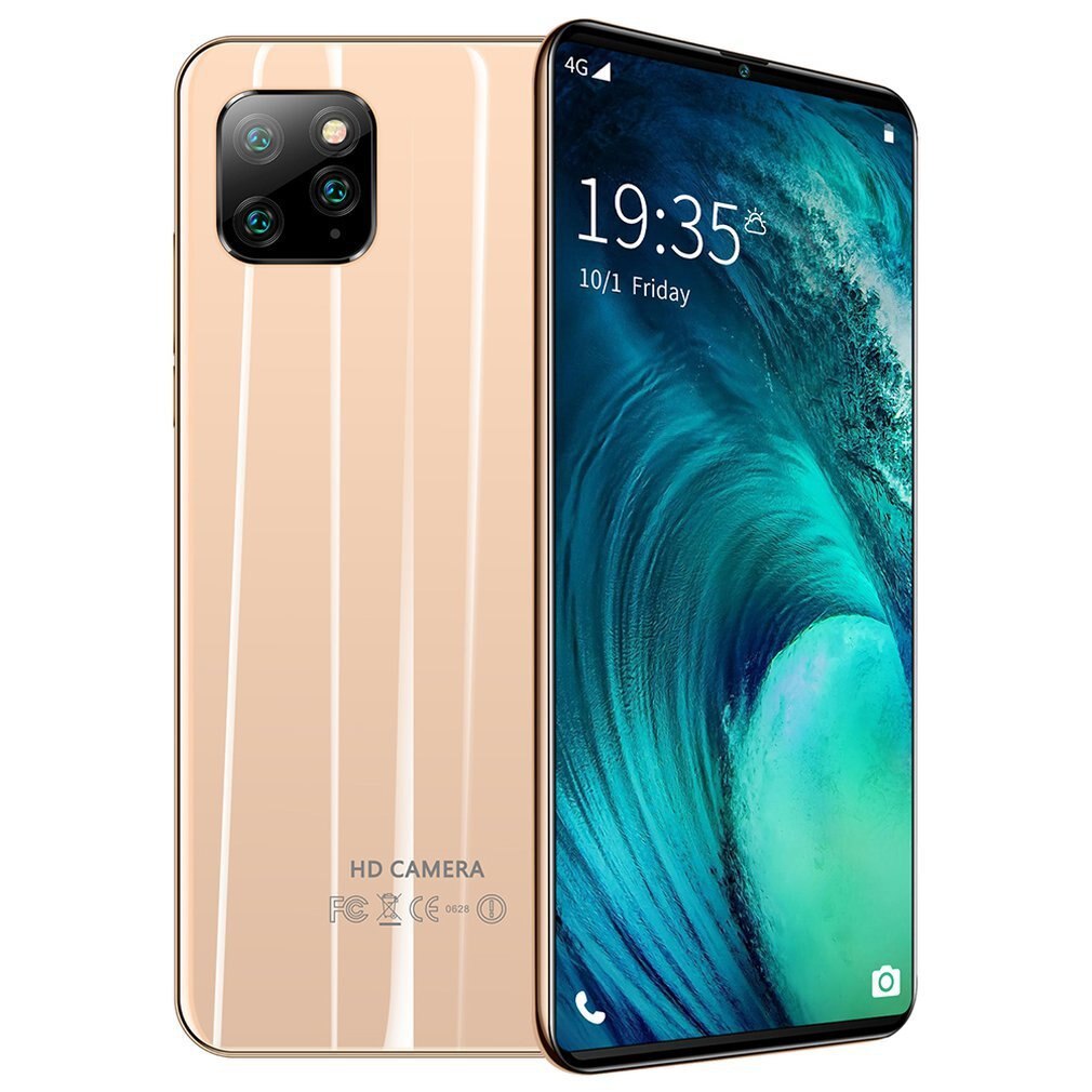 i11 Pro 6.1 inch Full Screen Smartphone 1+8G Dual Sim Card for Android Phone 18MP Camera 3G Smart Phone: Black