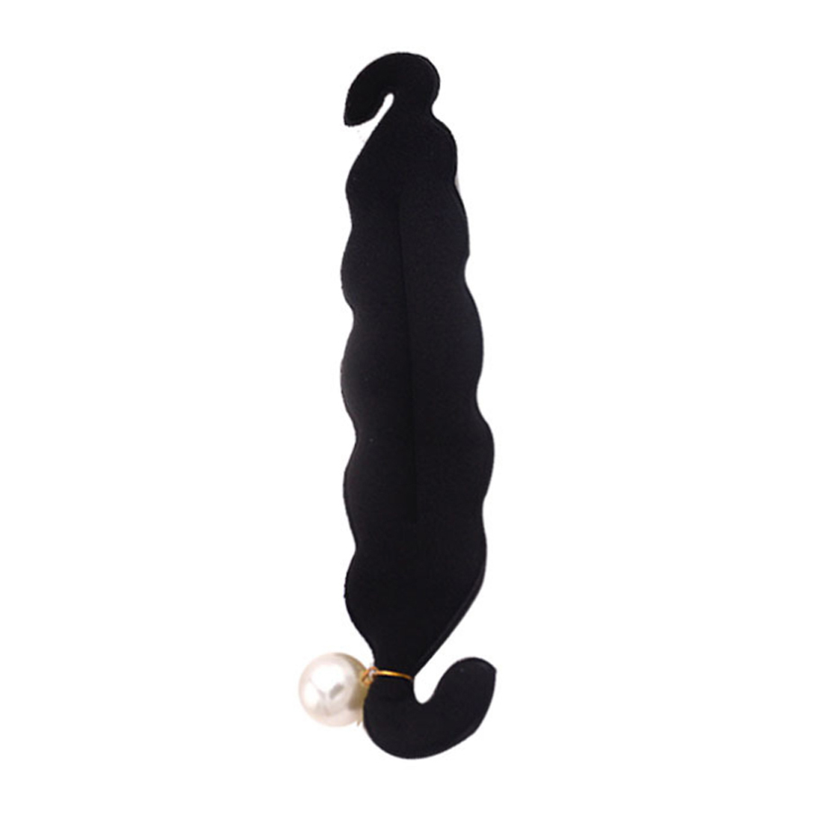 Magic Women Synthetic Twist Hair Bun Maker Donut Headband Styling Braid Holder Hair Band Easy Quick Bun Making Tool: 3