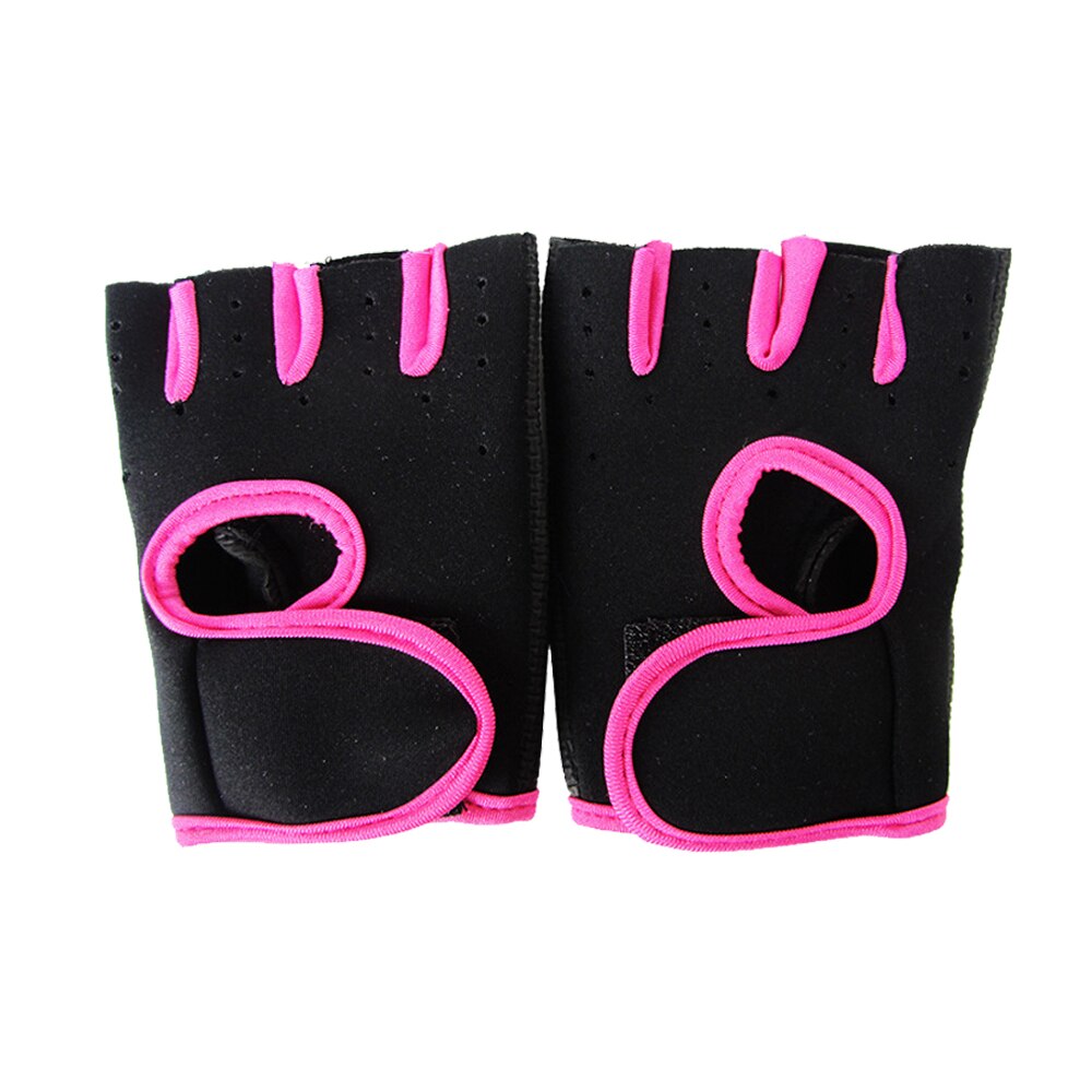 1 par masculino feminino ginásio metade dedo esportes fitness exercício luvas de pulso de treinamento anti-deslizamento resistência luvas de levantamento de peso novo: 2 / L