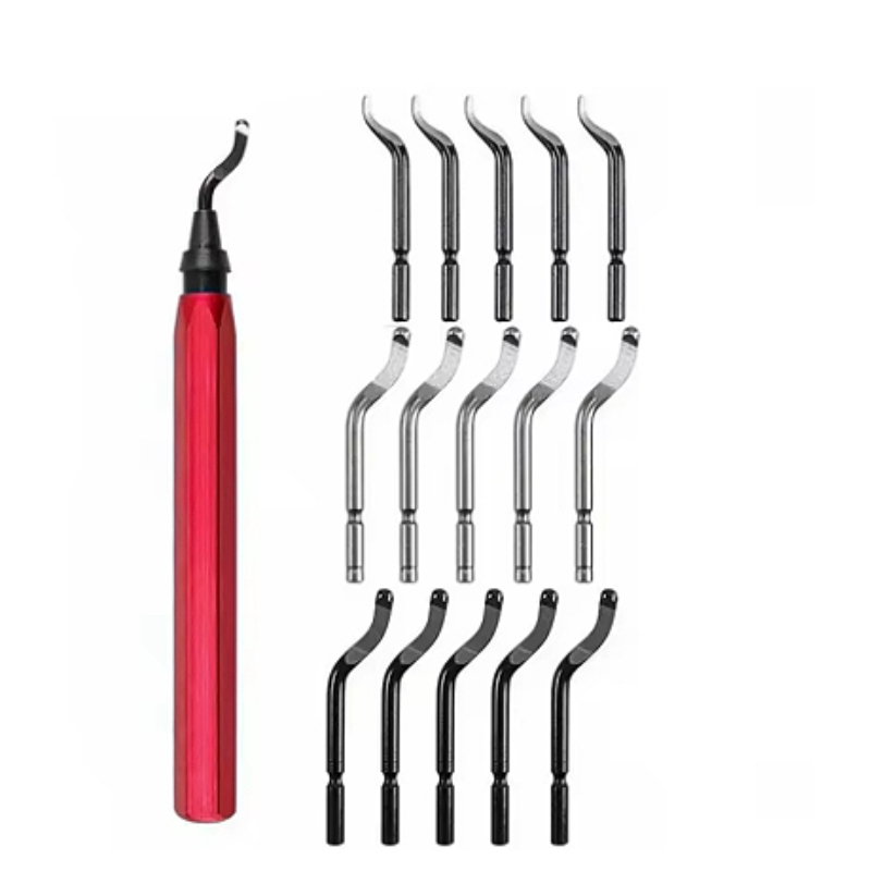 Deburring Tool Repair Deburring Tool Hand Tools Metal Blade Accessories Red Blue Waterproof: Red