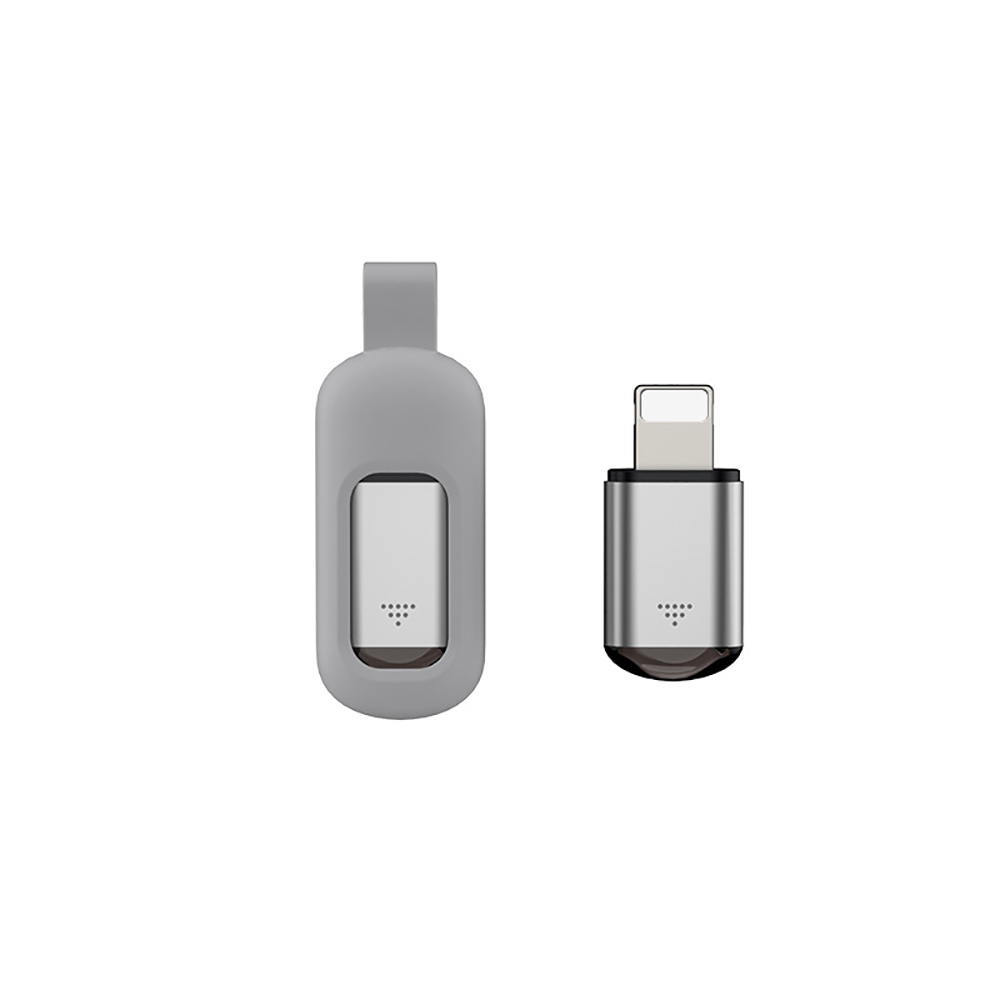 Drahtlose Infrarot Blaster Adapter Typ-C Blitz Fernbedienung Für iPhone Android Smartphone Für TV Klimaanlage Adapter: Grau