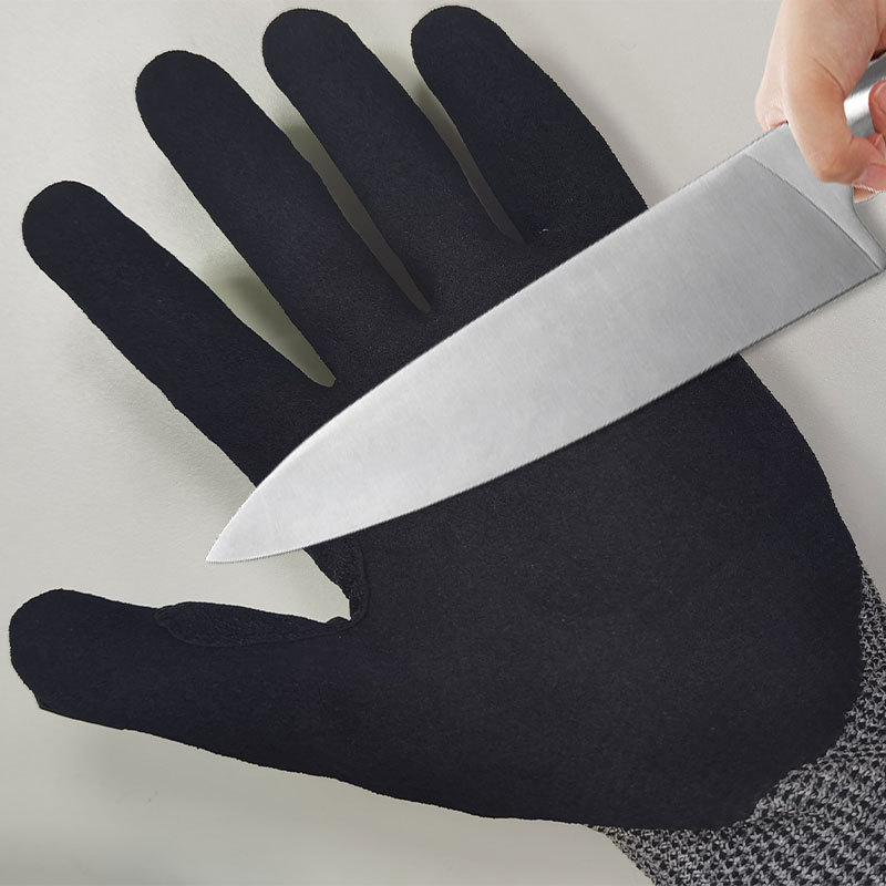 Anti-Vibratie Beschermende Werkhandschoenen Snijbestendige Met Oliebestendige Nitril Ondergedompelde Palmhandschoen