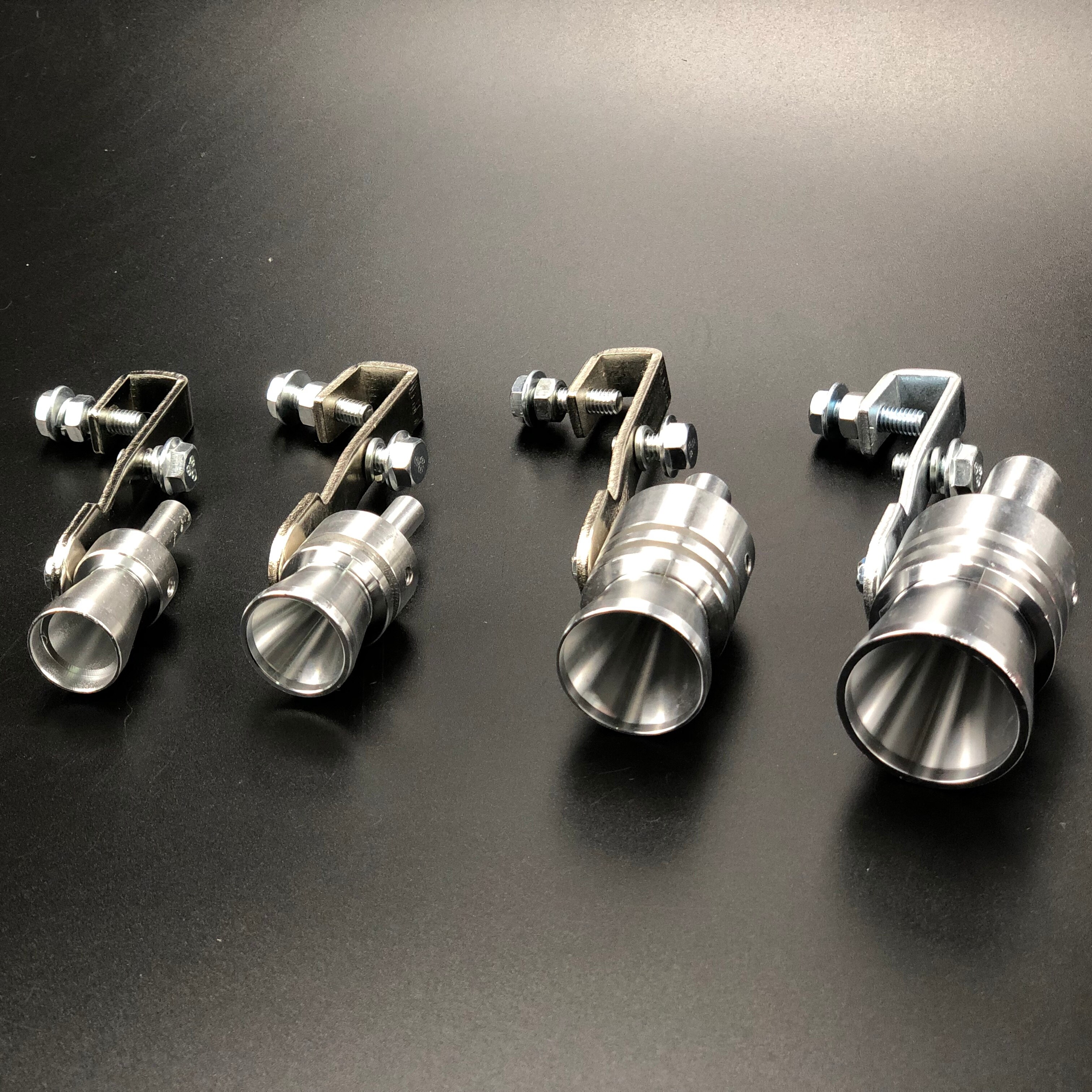 Car Turbo Whistle Silver Universal Fitment for All Vehicles Models S/M/L/XL Diameter Car Accessories