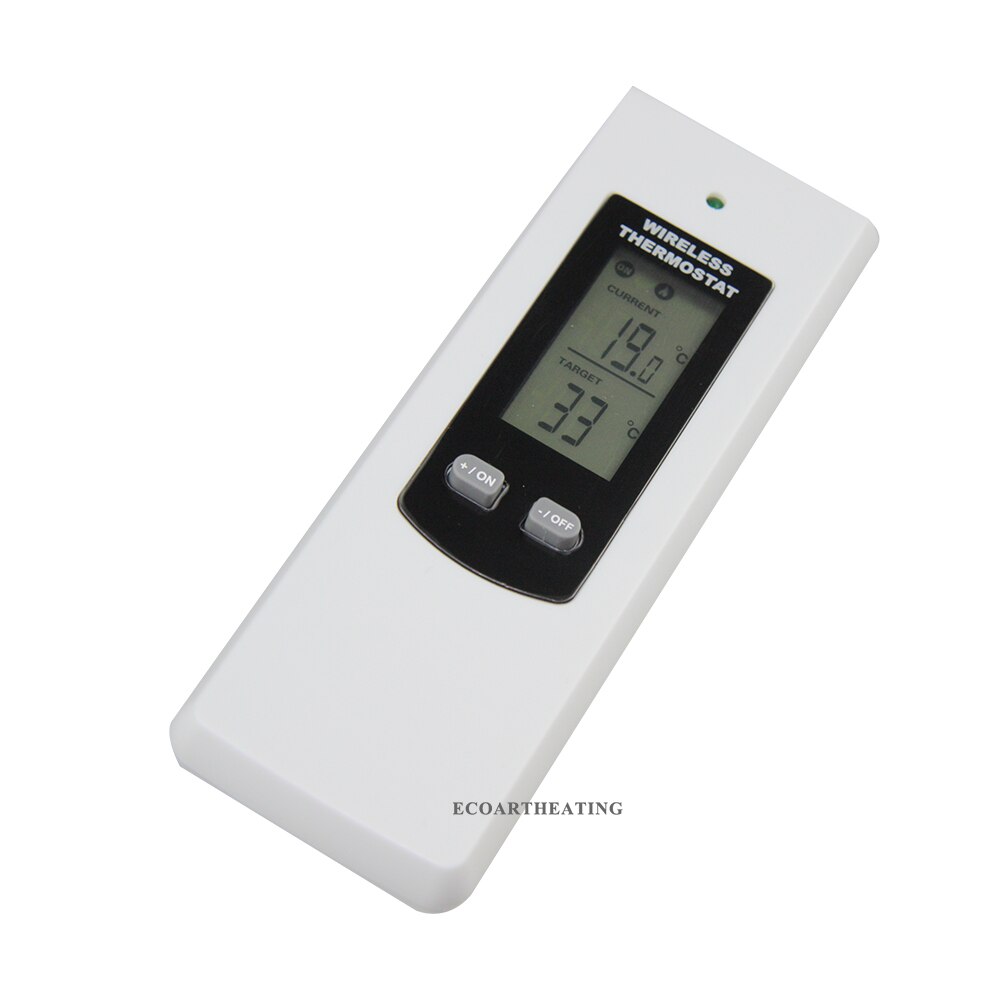 Wireless Thermostat RF Plug In LCD Remote Thermostat for Home Room Heating and Cooling Temperature Controller