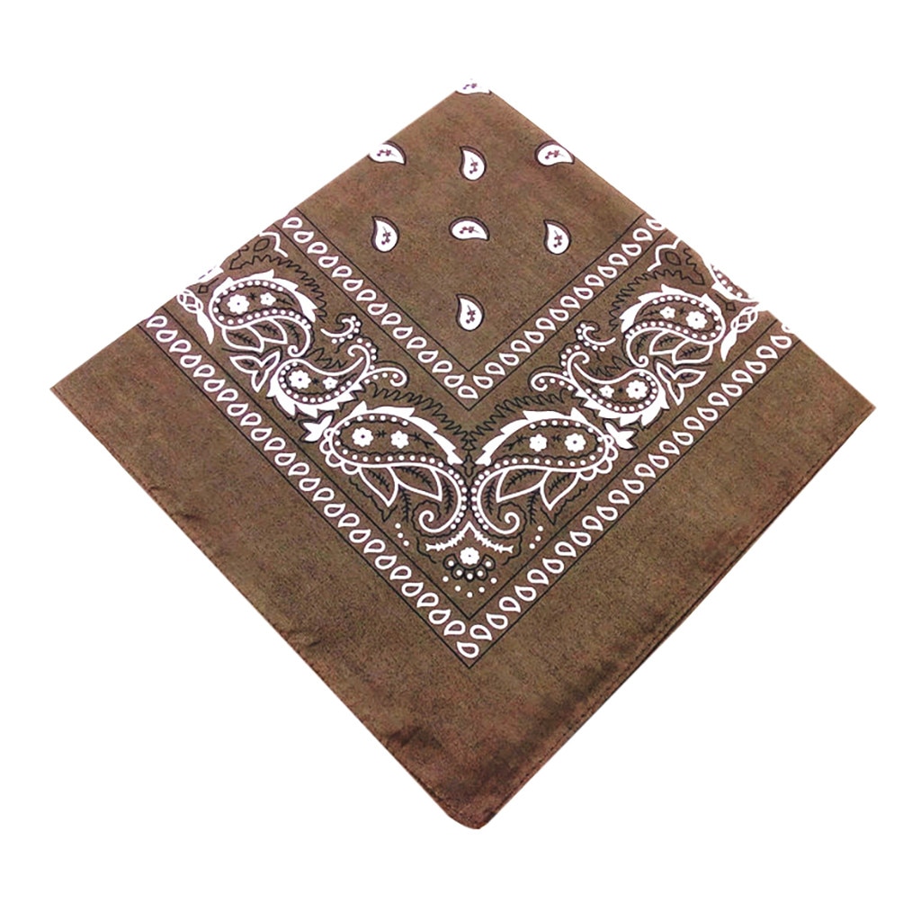 Baumwolle Neue Tie-Gefärbt Kopftuch Paisley Blättern Bandana Tie-Gefärbt Quadratischen wiederverwendbare Radfahren gesichtsmaske Mund Gesicht Schal: T