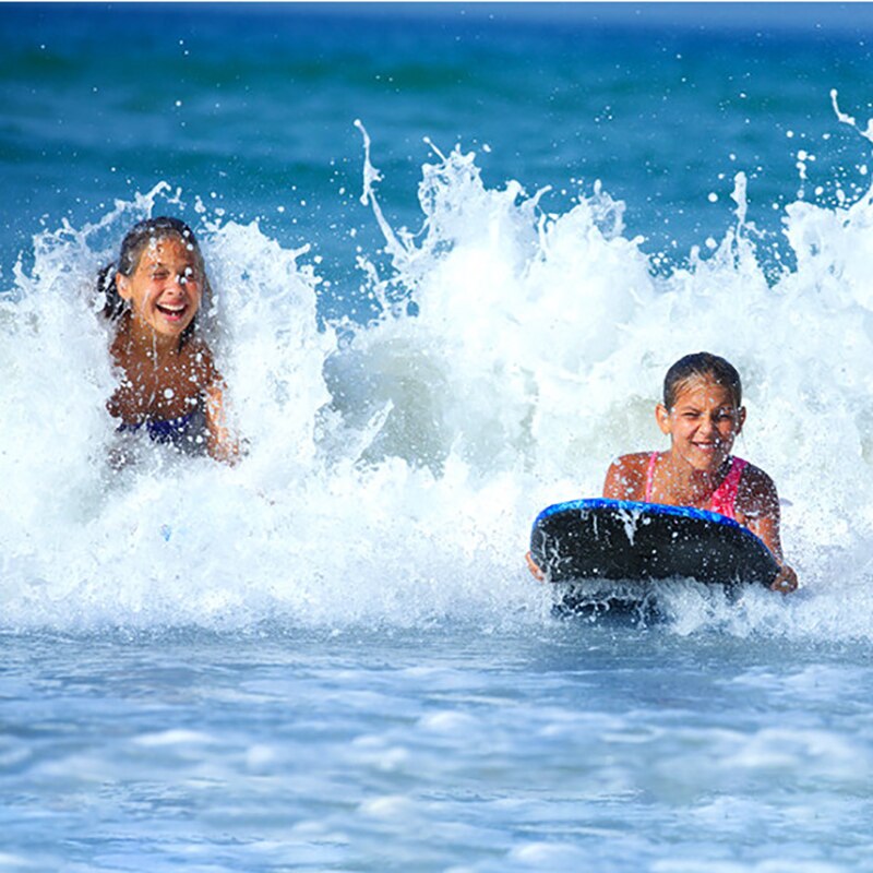 Surfing body board oppustelig pool flyde strand surfing bøje board svømme flydemåtte med håndtag til børn voksne