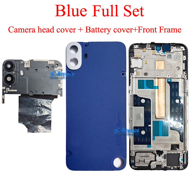 6,67 inch voor niets CMF Telefoon 1 A015 Terug Batterij Cover Voor Midden Frame Deur Behuizing Case Achter Glas Onderdelen Vervanging