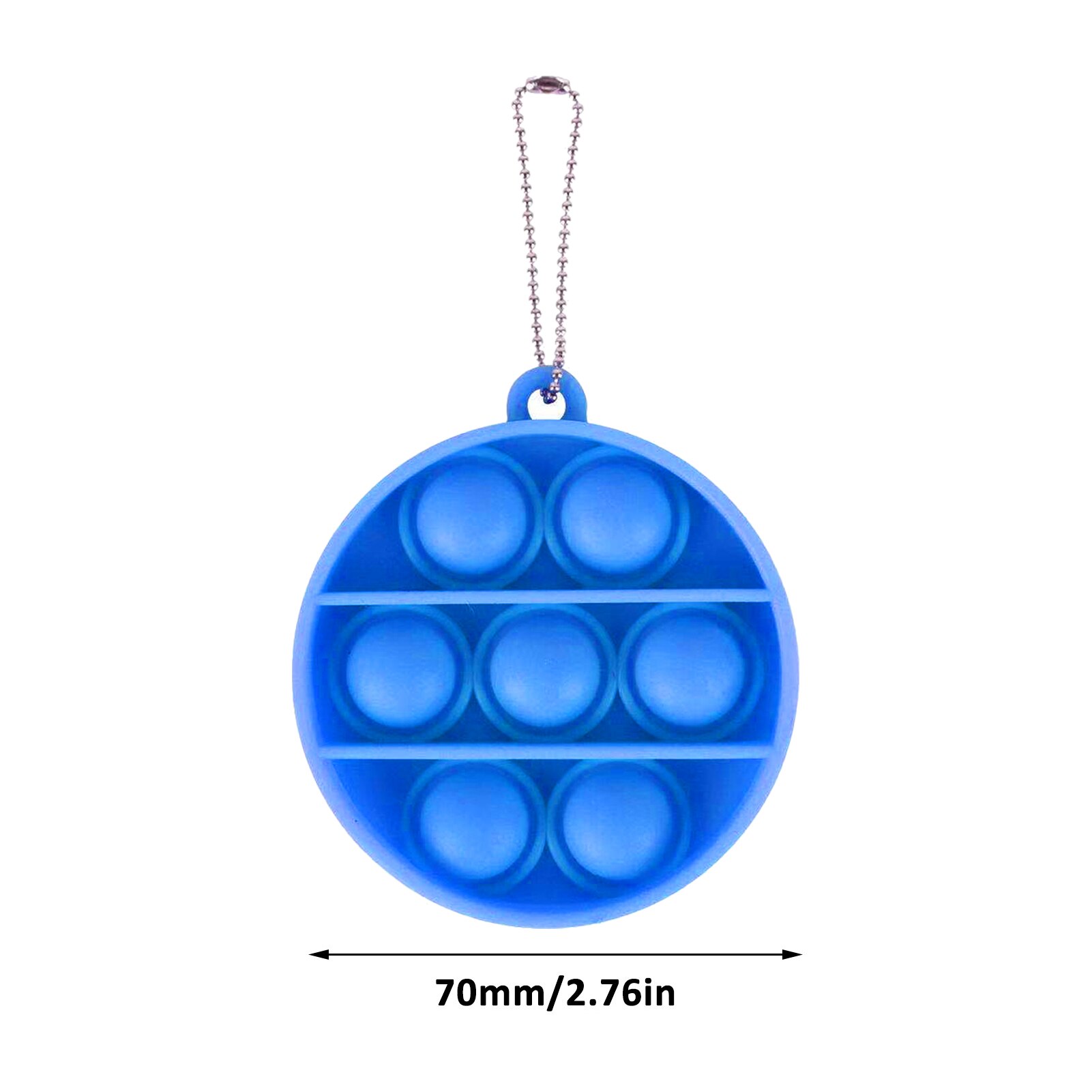 Mini Push Pop Blase Sensorischen Spielzeug Autismus Bedürfnisse Squishy Stressabbau Spielzeug Erwachsene Kind Lustige Anti-stress Pop-es Zappeln Keychain: F