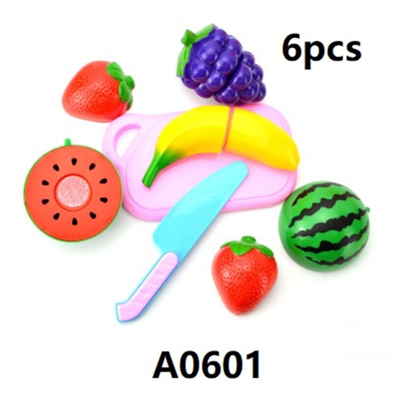 23 pz/set plastica taglio frutta e verdura giocattoli con cestino bambini cucina giocattoli finta gioca giocattoli educativi