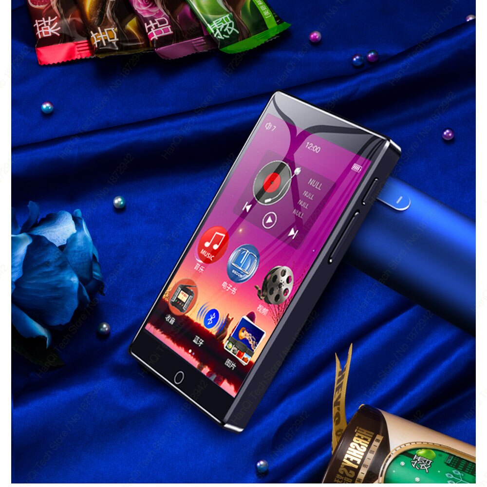 RUIZU H1 Bluetooth MP3 Player Portable Music Player Full Touch Screen MP3 MP4 Player With Speaker FM Radio Recording Video Ebook