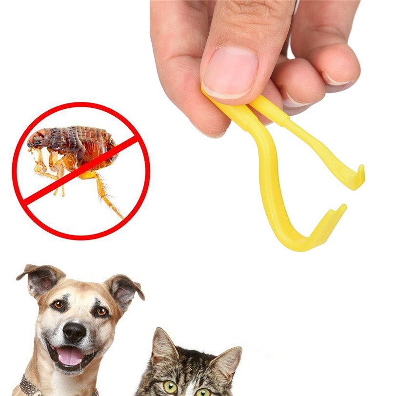 Removedor de garrapatas para perros y gatos, herramienta para quitar garrapatas, 2 tamaños, pinzas quita garrapatas