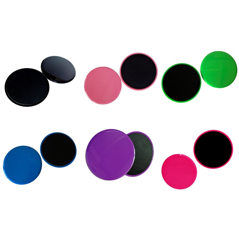 2PCS Sliding Slider Gliding Discs Fitness Disc Exercise Sliding Plate For Yoga Gym Abdominal Core Training Exercise Equipment