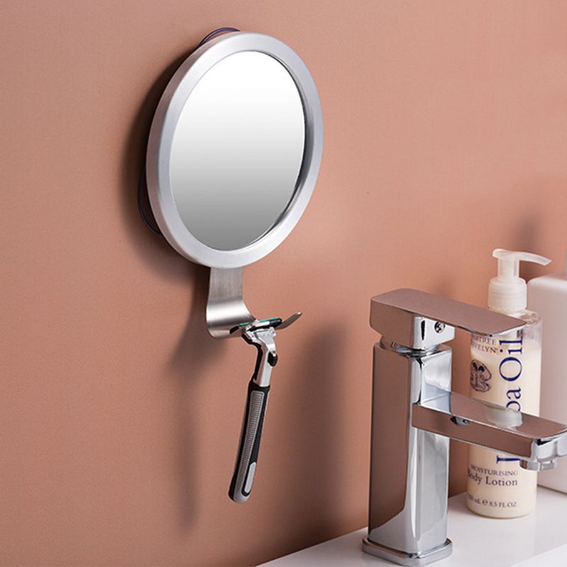 Espejo de ducha antivaho de acero inoxidable, espejos de maquillaje para afeitar, suministros de baño