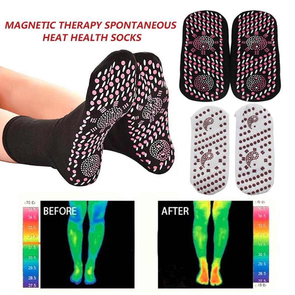 Moxibustion Socks Magnetic Therapy Self-Heating Health Socks Fire Moxibustion Physiotherapy Socks Health Care