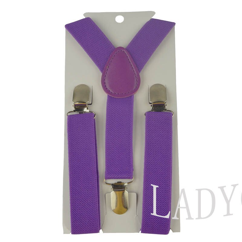 Soild Color Children Belt Baby Boys Girls Suspenders Clip-on Y-Back Braces Elastic Kids Adjustable suspenders suspenders: a09