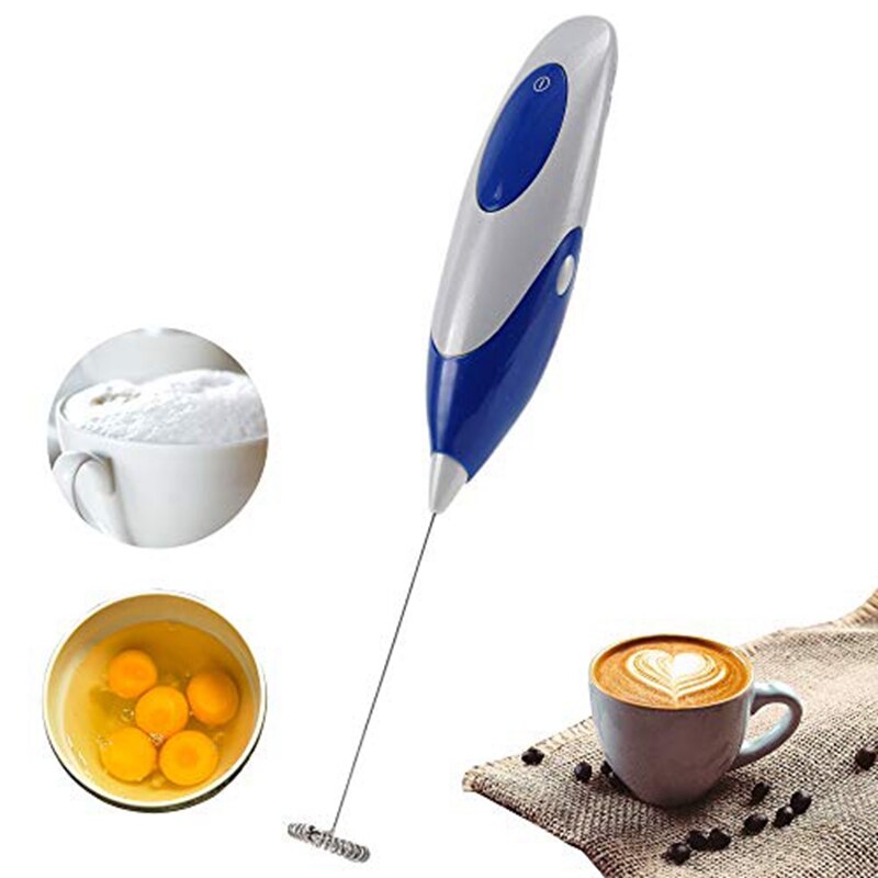 Handheld Electric Coffee Mixer Frother,Milk Beverage Foamer Cream Whisk Cooking Stirrer Egg Beater With Bracket