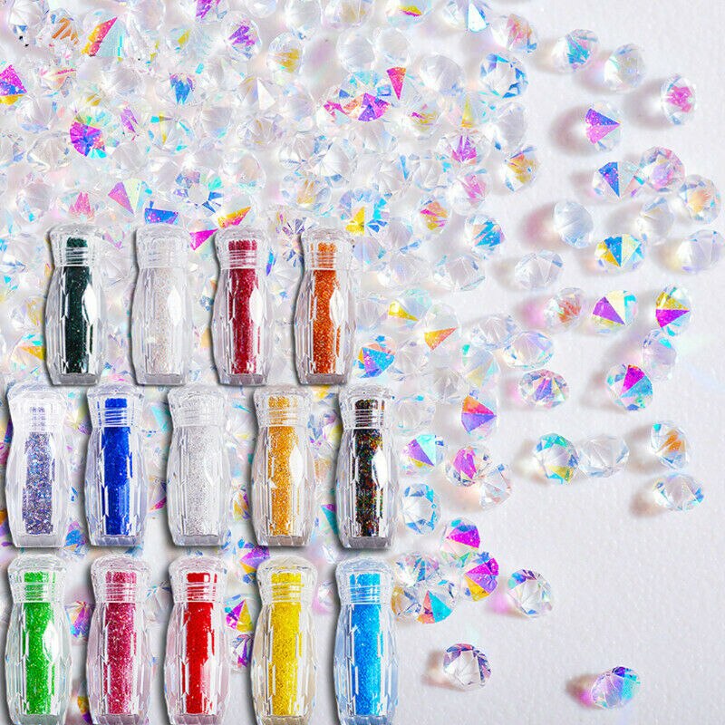 Glass ab krystall spiker kaviar perler neglekunst dekorasjoner gjør-det-selv-edelstener gjør-det-selv skjønnhet bittesmå rhinestones 3d mikro nisse negler dekorasjon