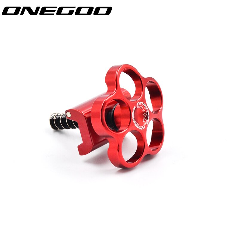 Foldble Bike Faucet Folding Buckle for Brompton C Buckle Rotating Folding Bicycle Rotary Button Bike Tools: Red