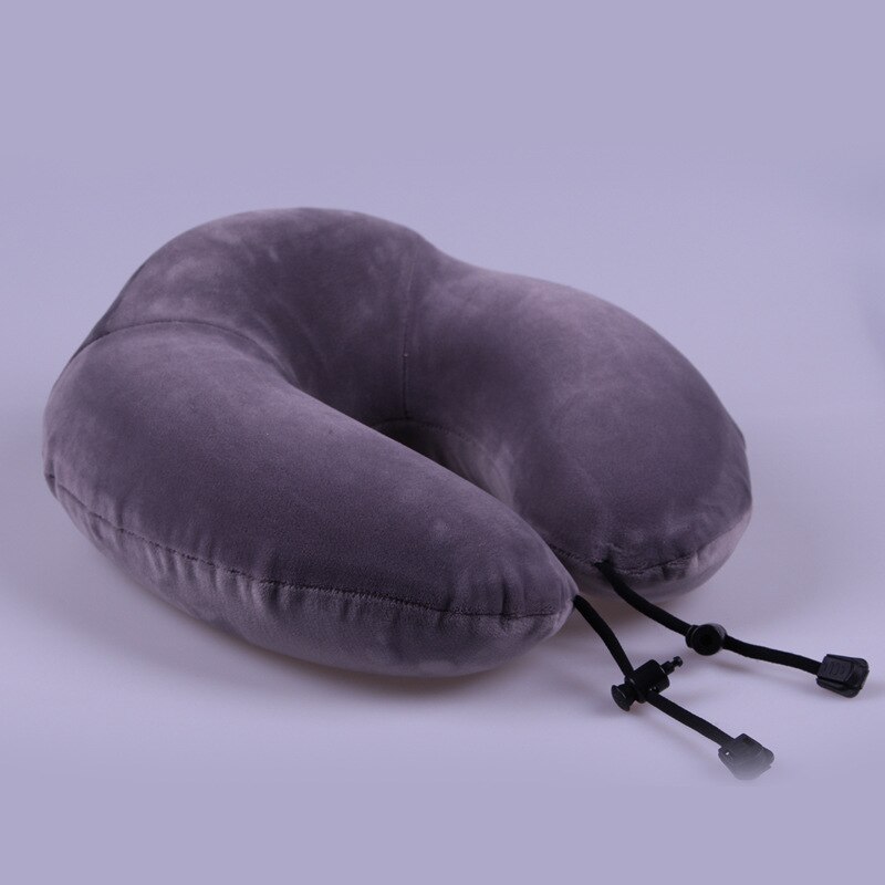 Naturlig latex pude u-formet tyk gummi bil pude u-formet rejse fly sundhed pude fly: 4