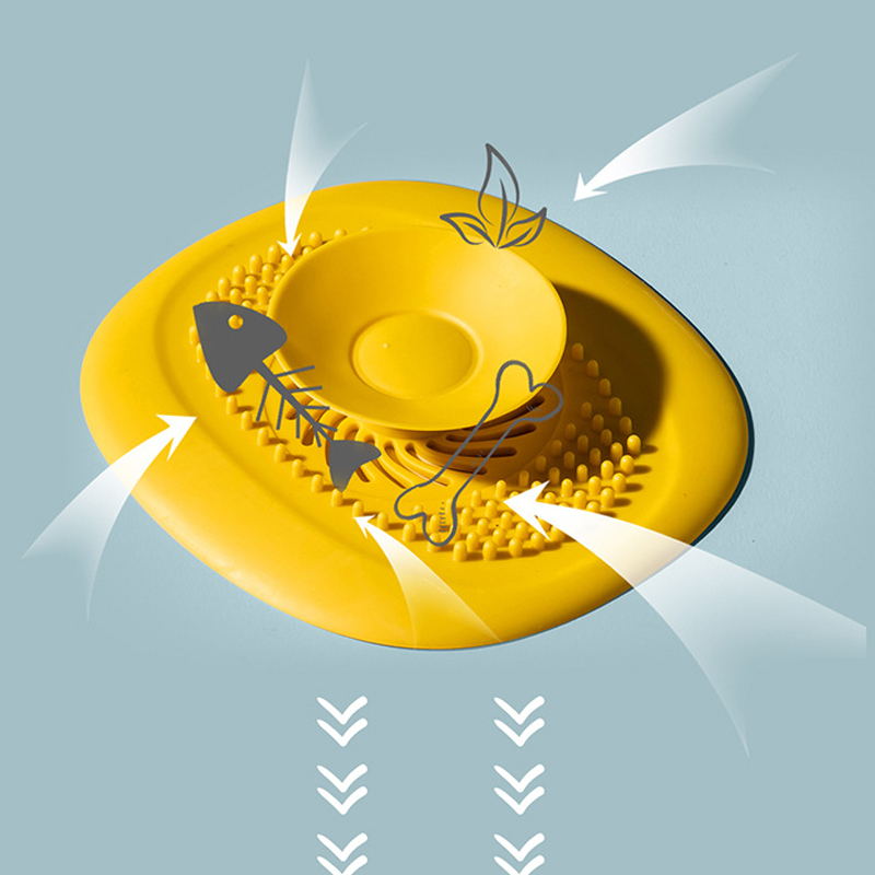 2 Stuks Badkamer Haar Catcher Stopper Douche Afvoerputje Cover Filter Deodorant Anti-Verstopping Aanrecht Plug Afvoer zeef