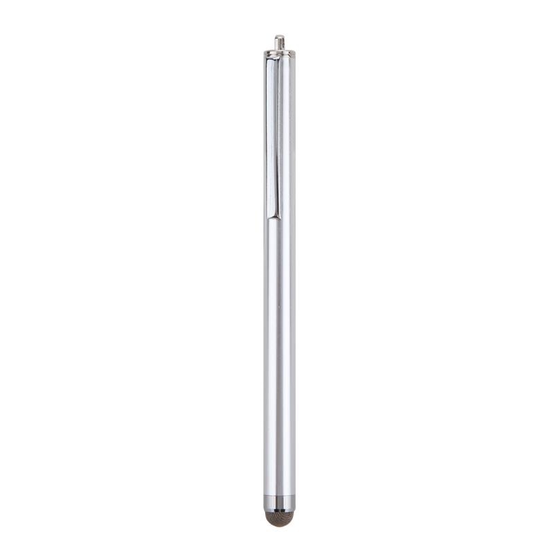 Universal Metal Mesh Micro Fiber Tip Touch Screen Stylus Pen for iPhone for Samsung Smart Phone Tablet PC Stylus Pen 9 Colors: Silver