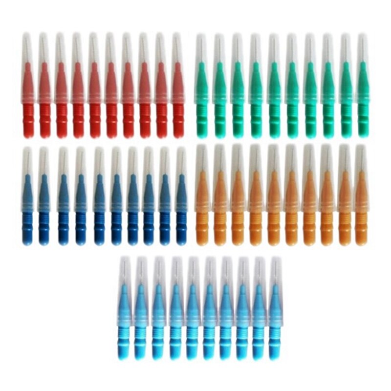 Cepillo Interdental para dientes, palillos suaves, 100 unidades: Default Title