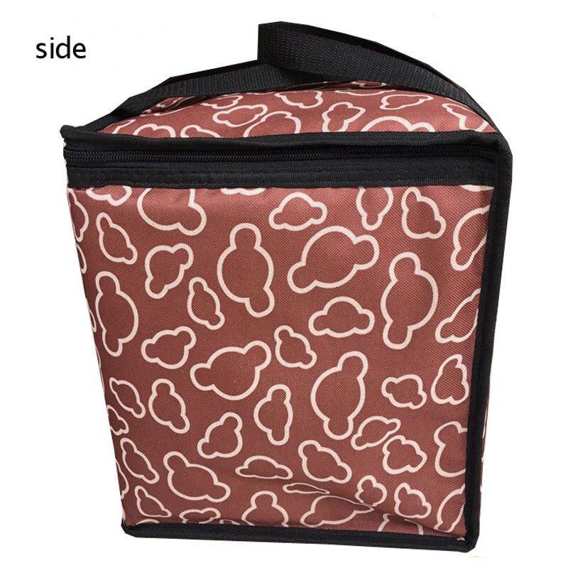 6 inch pizza bag outdoor take aways food container 29cm/38cm height thermal bag knitted AL foil