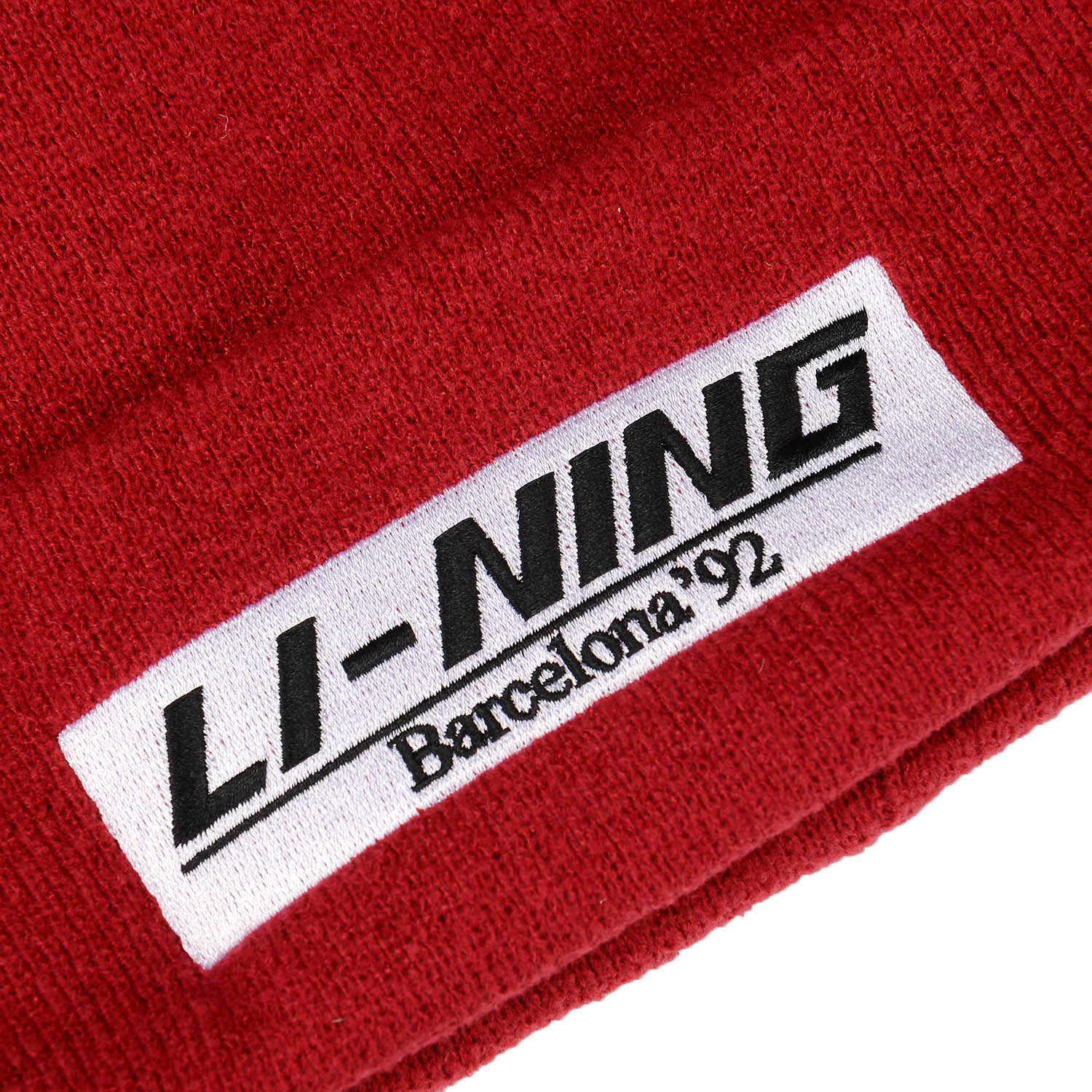 Li-ning-gorro de punto con forro de 22,5 CM para hombre y mujer, gorros deportivos de tendencia, cómodos y cálidos, AMZP036