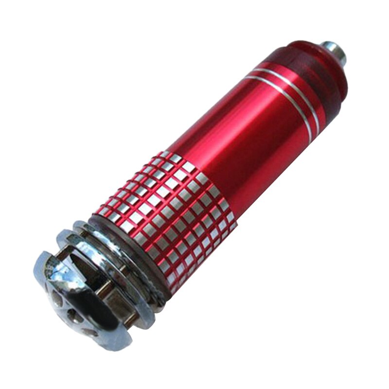 Car Air Purifier 12V 5W Fresh Air Ionic Purifier Oxygen Bar Ozone Ionizer Cleaner Автомобильные Товары: red