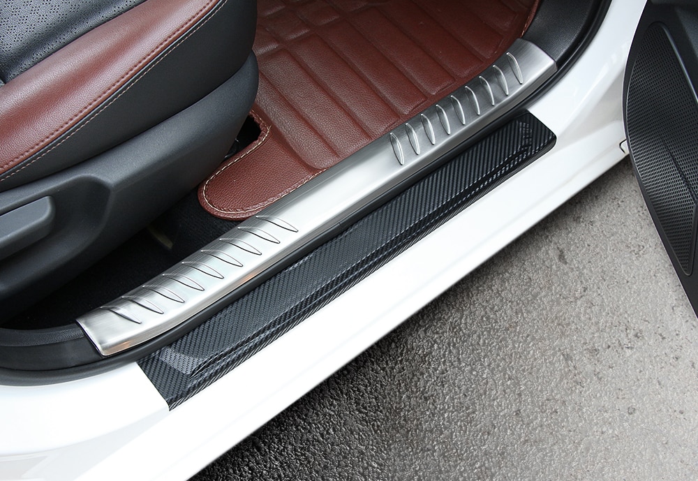 Koolstofvezel Auto Instaplijsten Guard Sticke Voor Geely Emgrand X7 EC7 Atlas Boyue