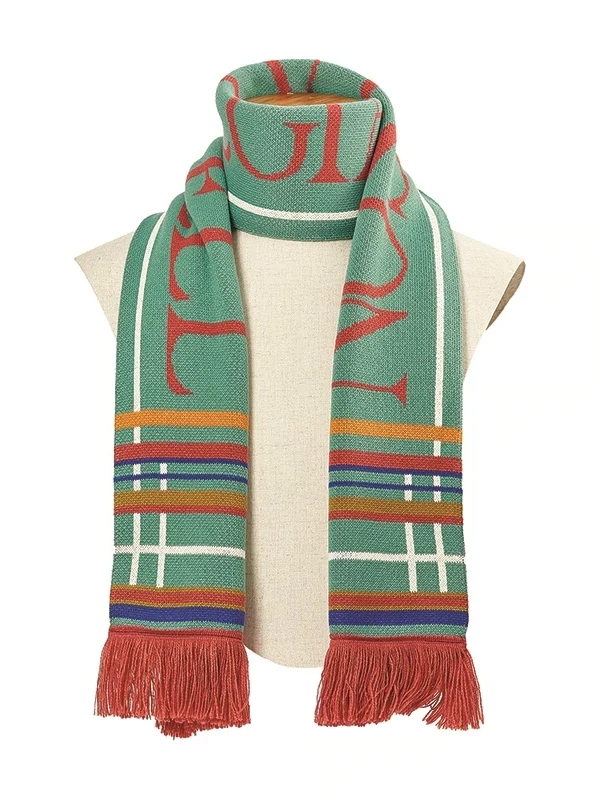 Fonem Unisex Vision Style Winter Scarf Neckwear Neckcloth Neckerchief Black Yellow Grey Tile Red: Green