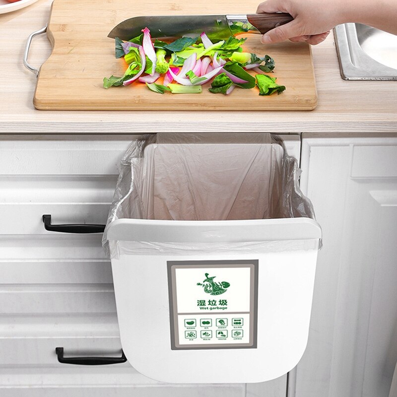 Kitchen Trash Bin Recycling Bin Separation Zero Waste Sorting Collection Bin Mini Trash Bin