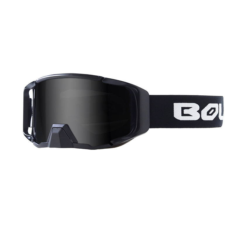 Gafas de sol para motocicleta, lentes protectoras de seguridad para Motocross, casco de visión nocturna MX, gafas de conducción para conductor: grey lenses
