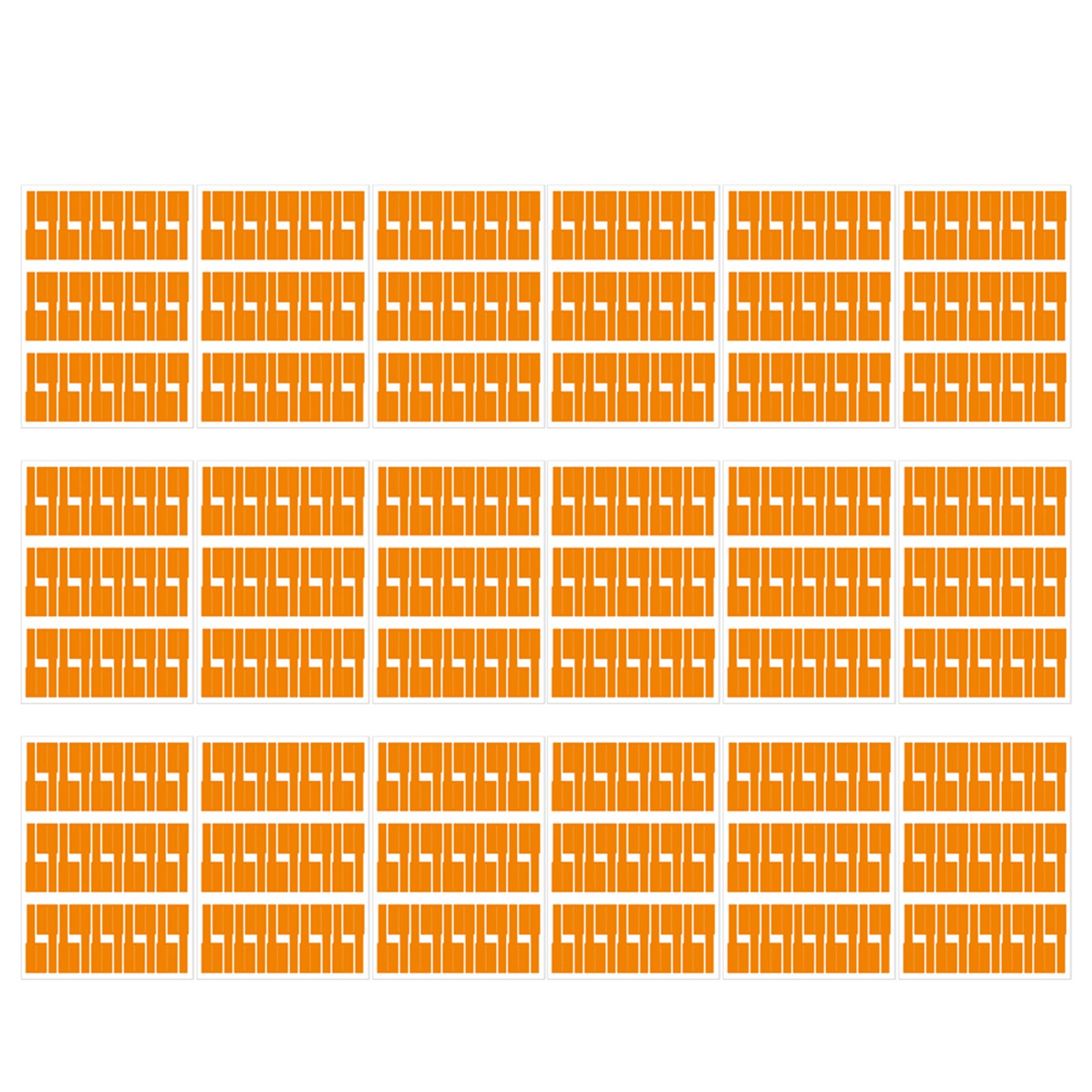 Easy Mark Self Adhesive Identification Tag Cable Label Synthetic Paper Portable Home DIY Handwriting For Printer Cord Management