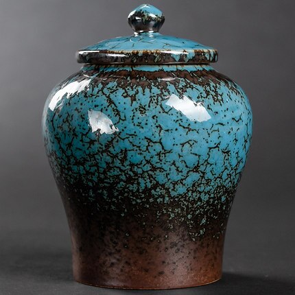 Large Tea Box Ceramic Crafts Tea Tanks Can Canister Collection Storage Container Tea Caddy Teaware Accessories Home Decor: 19