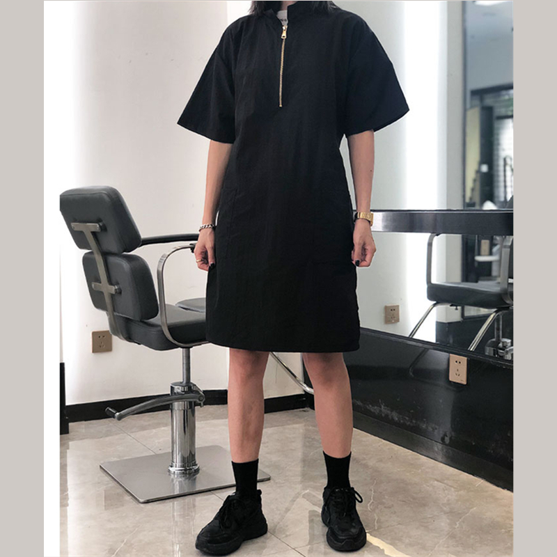 Ropa de trabajo impermeable para tienda de mascotas, uniforme de cosmetología, estilista de salón , capa de peluquería con cremallera, belleza G0831