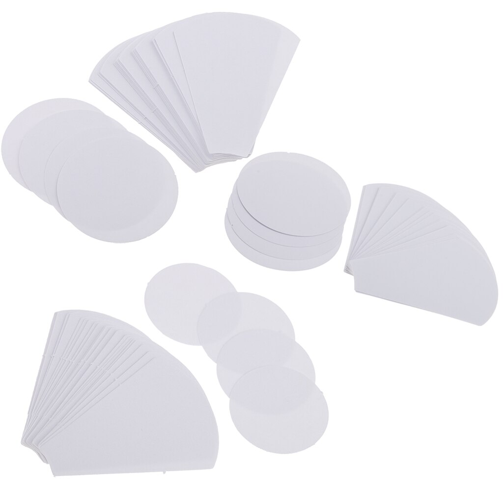 120 Pieces Flower Shape Paper Quilting Templates Paper Piecing Patchwork Template for Sewing Craft 71/56/39mm