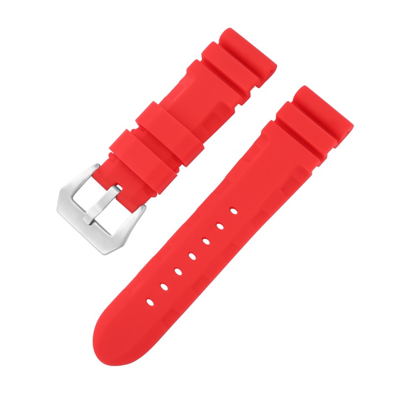 Orologi Cinturino Gomma Cinturino Orologio Subacqueo In Gomma Silicone – 20/22 Mm, Nero, Stile Ploprof, Nuovo Con Etichette Cinturino Nero Per Orologi Sub - Foto 10