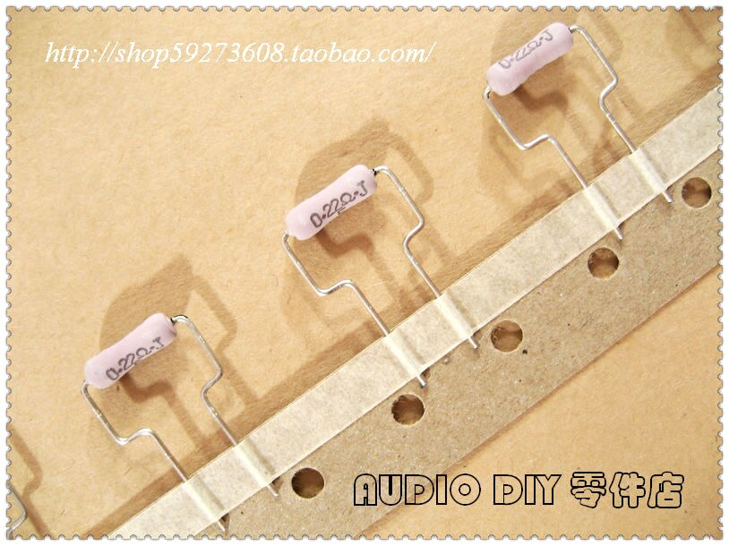 30pcs/50pcs MOSX2 series 0.22R/2W 5% metal oxide film power resistor