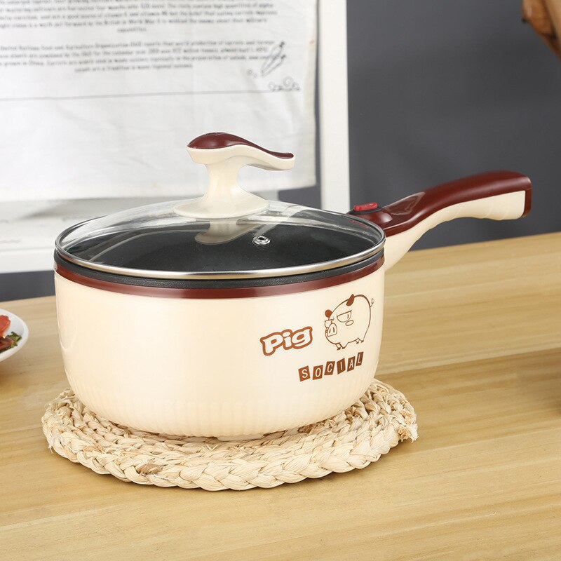 Uczeń kuchenka elektryczna mini mała patelnia elektryczna ryżowar