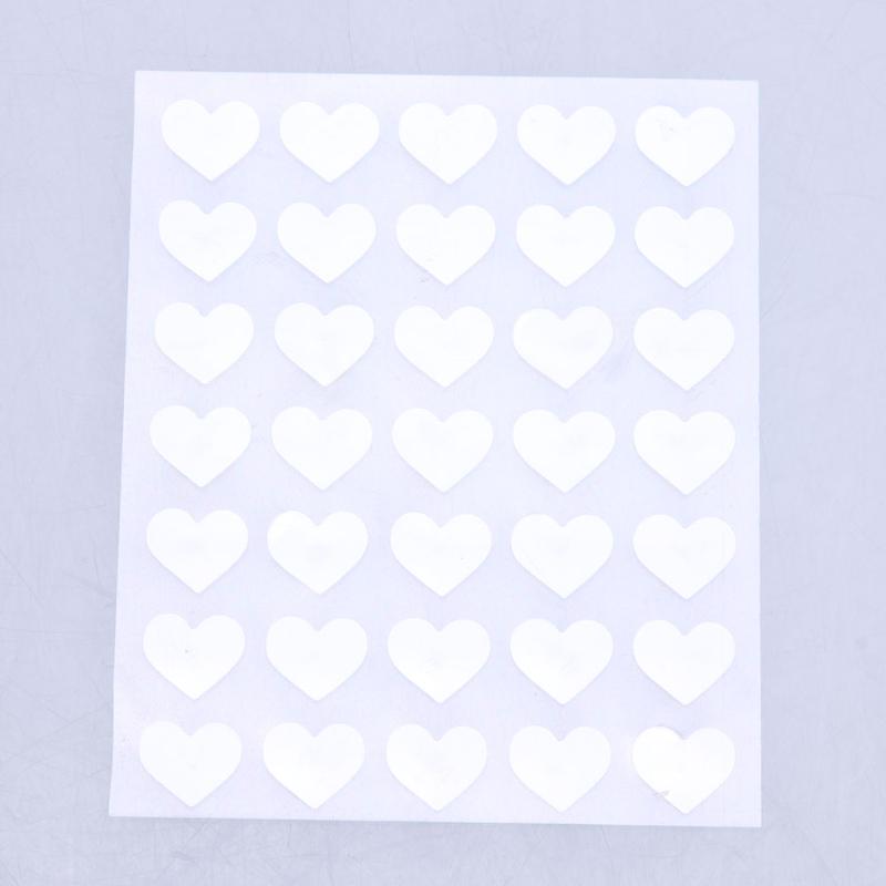 Enamel Dots Self- adhesive Heart Shape Resin Stickers for Scrapbooking DIY Photo Album Card Making Decoration