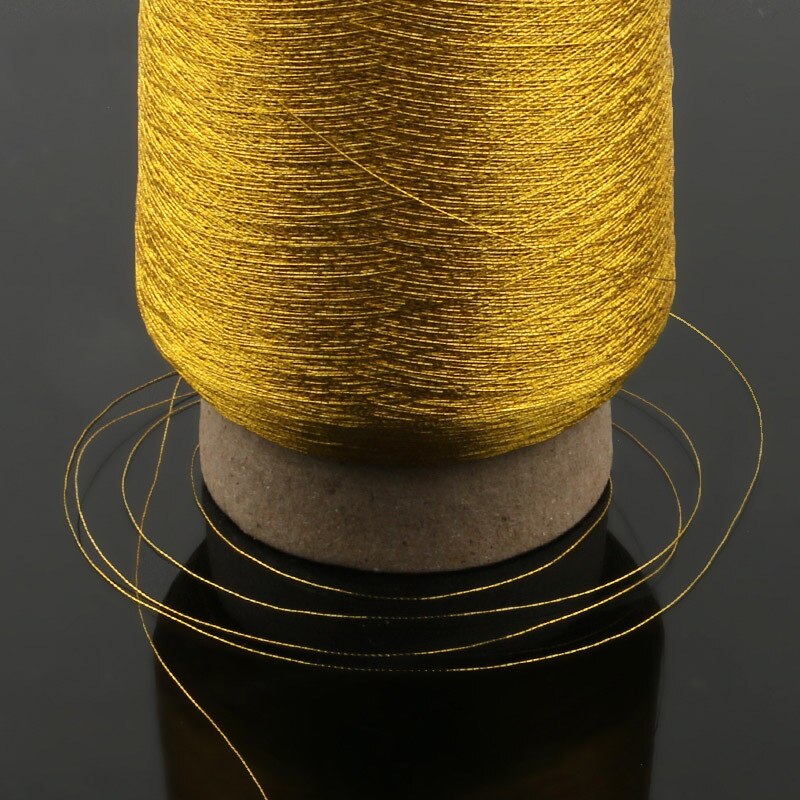 Polyester Sewing Thread Bright Silk Gold Thread Silver Thread Computer Embroidery Cross Stitch Diy3600m Volume