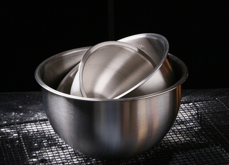 304 food grade stainless steel cooking pot baking egg bowl