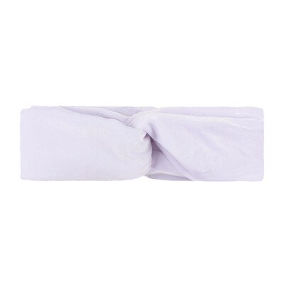 Baby Headbands Turban Gold Velvet Hairbands Newborn Baby Turban Infant Toddler Elastic Hair Bands Baby Girl Hair Accessories: White