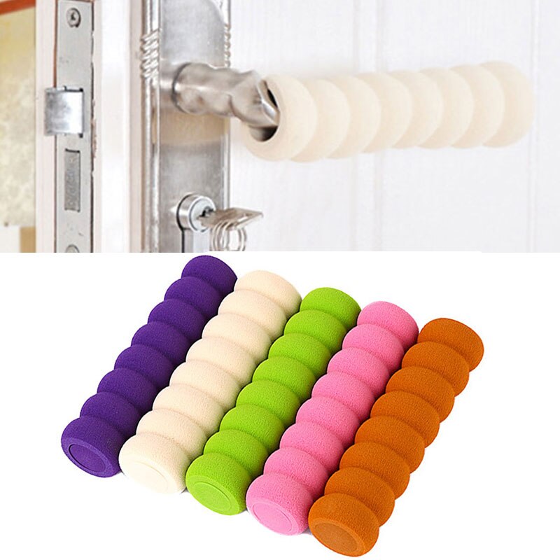 Door Handle Protective Sleeve Anti-collision Room Doorknob Pad Thick Simple Handles Sleeve Security Door Handle Sleeve Cover