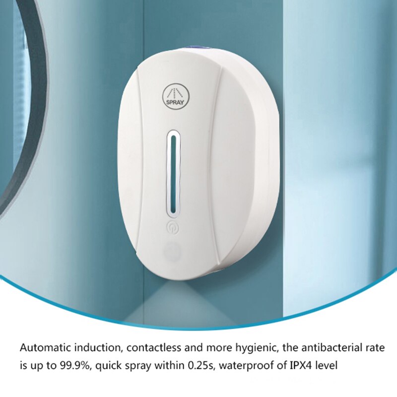 550ml Automatic Soap Dispenser Touchless Sensor Hand Sanitizer Foam Liquid Alcohol Spary Wall Mounted