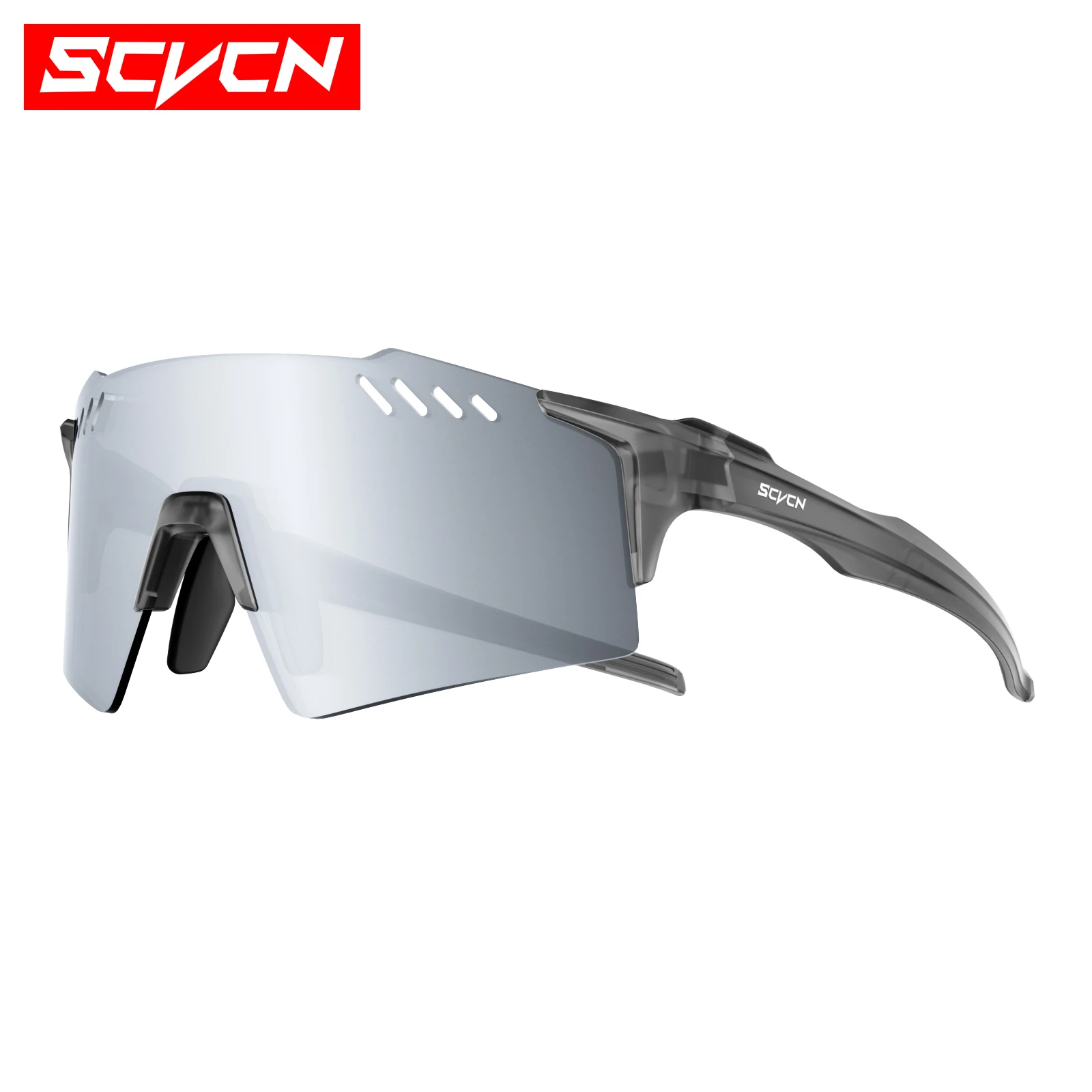 SCVCN gafas de sol fotocromáticas para exteriores, gafas deportivas para ciclismo, gafas para hombre, gafas de escalada MTB, gafas para mujer para conducir en bicicleta: Azul