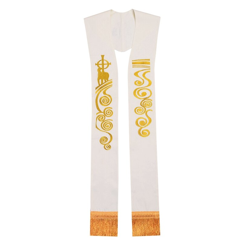 Catholic Priest Stole Church Father Pastor Clergy Wedding Stole Mass Scarf