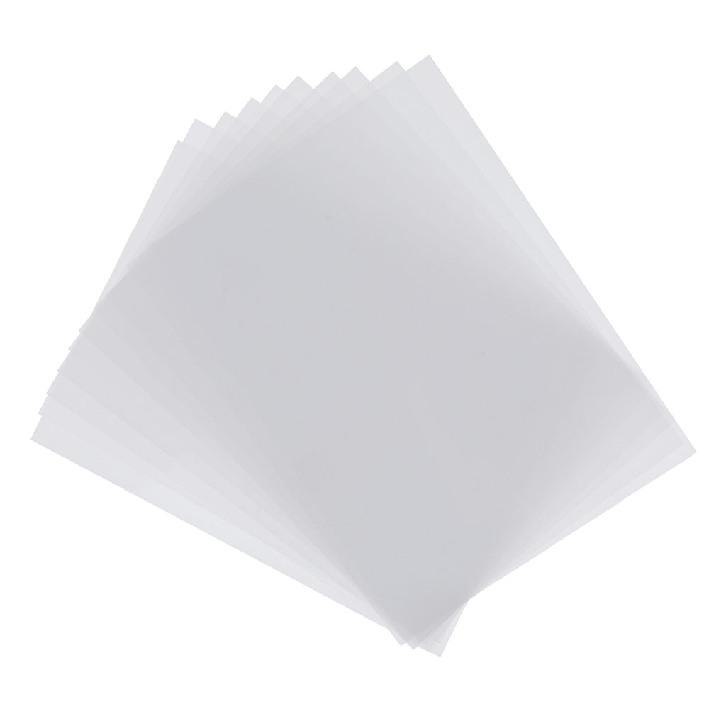 10x Shrinkable Paper Shrink Paper Film Sheets For DIY Hanging Charms