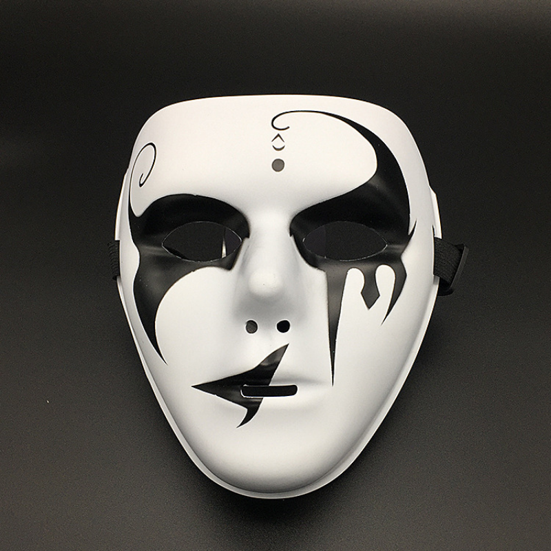 1pcs Full Face Mask Hand-painted Halloween Masquerade Scary Party Supplies Cosplay Costume Accessory Props